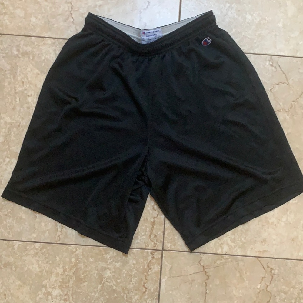Black athletic champion shorts